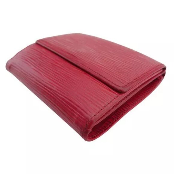 LOUIS VUITTON W Hook Wallet Epi Epi Leather Authentic Used - Picture 4 of 8